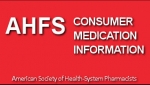 Link to the AHFS Consumer Medication Information database