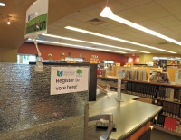 Register to Vote at the Library